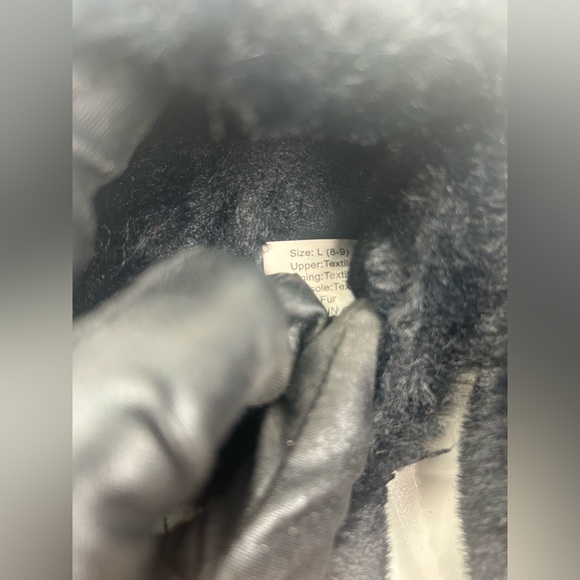 Jessica Simpson Women’s Gray Faux Fur Lined Cozy House Slippers – Sz 8.5 - Picture 7 of 8